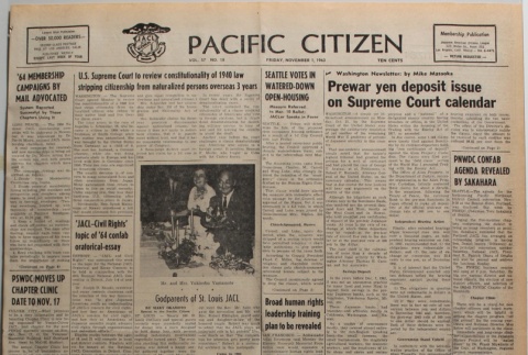 Pacific Citizen, Vol. 58, No. 18 (November 1, 1963) (ddr-pc-35-44)