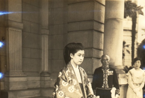 Young woman wearing a formal kimono (ddr-njpa-4-2735)