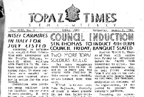 Topaz Times Vol. VIII No. 9 (August 2, 1944) (ddr-densho-142-329)