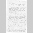 Letter from Michi Weglyn to Frank Chin, October 31, 1992 (ddr-csujad-24-4)
