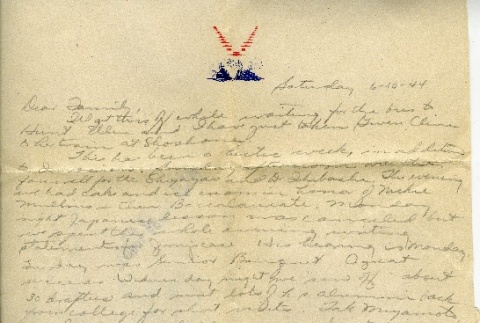 Letter from a camp teacher to her family (ddr-densho-171-49)