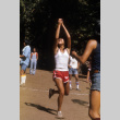 Kathy Kashima playing volleyball (ddr-densho-336-854)