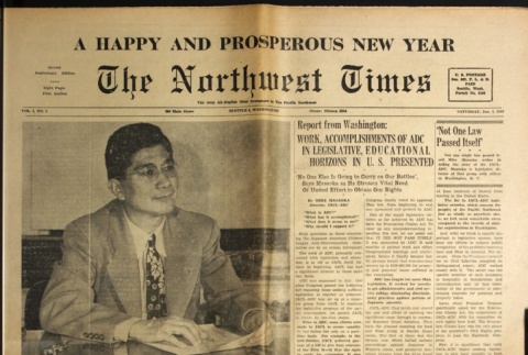 The Northwest Times Vol. 3 No. 1 (January 1, 1949) (ddr-densho-229-167)