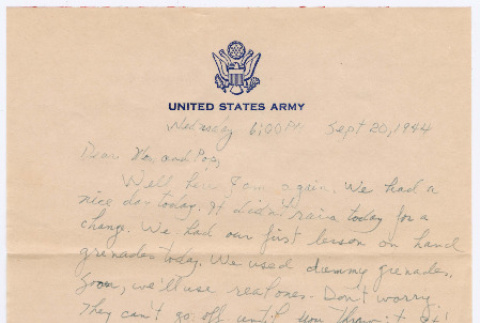 Letter from Tadashi Ishida to Mr. & Mrs. Y Ishida (ddr-densho-535-16)