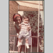 Tina Sakura with baby (ddr-densho-523-411)