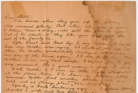Letter from Gus Schomaken to Bill Iino (ddr-densho-368-648)