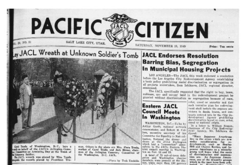 The Pacific Citizen, Vol. 29 No. 21 (November 19, 1949) (ddr-pc-21-46)