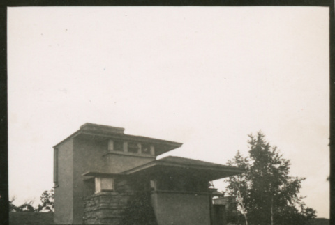 Modern house and landscaped grounds (ddr-densho-329-725)