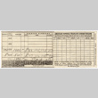 American Express travelers cheque (ddr-densho-433-148)