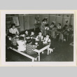 Children eating at tables (ddr-densho-37-1064)