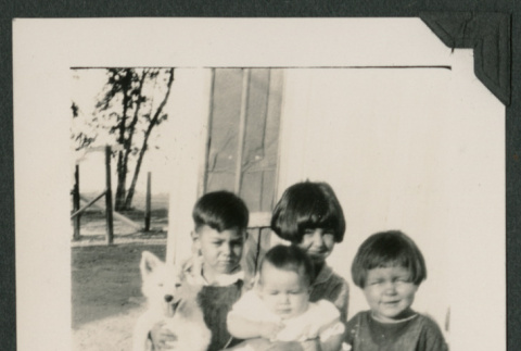 4 kids and a dog (ddr-densho-378-714)