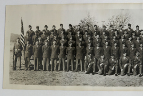 Group photograph of Company B, 34th Battalion (ddr-densho-404-435)