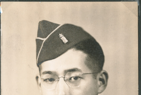 Portrait of Frank Tomita, autographed on front (ddr-ajah-2-739)