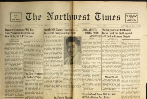The Northwest Times Vol. 3 No. 37 (May 7, 1949) (ddr-densho-229-204)