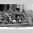 Group of children sitting on steps (ddr-ajah-3-202)