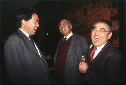 Three men laughing (ddr-densho-1007-747)