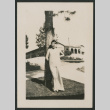 woman next to tree (ddr-densho-378-863)