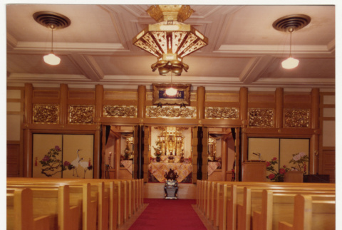 Interior view of the Seattle Betsuin Buddhist Temple (ddr-sbbt-4-167)