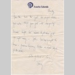 Letters from Sally Domoto to Kaneji Domoto (ddr-densho-329-85)