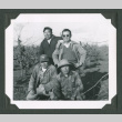 Four men in a field (ddr-densho-471-193)
