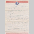 Letter from Tadashi Ishida to Mr. & Mrs. Y Ishida (ddr-densho-535-302)