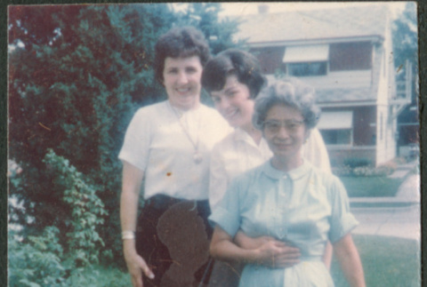 Agnes Sakura and two woman (ddr-densho-523-356)