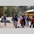Campers preparing to board a bus (ddr-densho-336-747)
