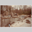 Cleaning up pool bottom (ddr-densho-377-1847)