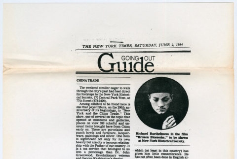New York Times Going Out Guide (ddr-densho-1007-1015)