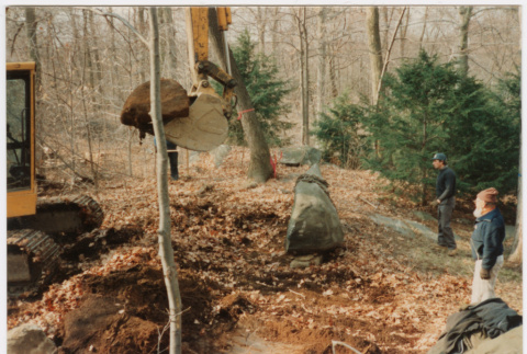 Moving a rock (ddr-densho-377-2375)