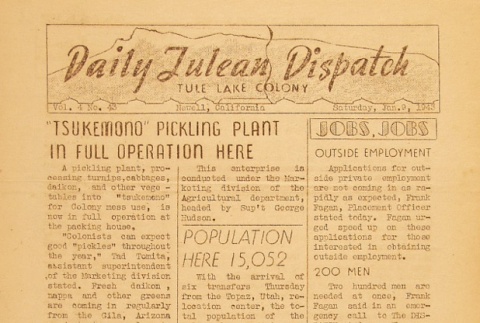 Tulean Dispatch Vol. 4 No. 43 (January 9, 1943) (ddr-densho-65-131)