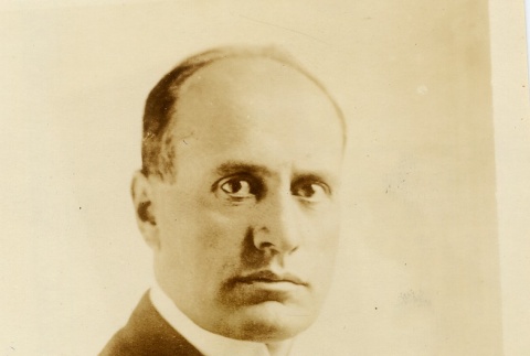 Portrait of Benito Mussolini (ddr-njpa-1-931)