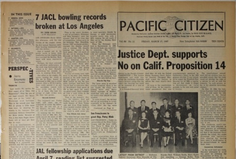 Pacific Citizen, Vol. 64, No. 11 (March 17, 1967) (ddr-pc-39-11)