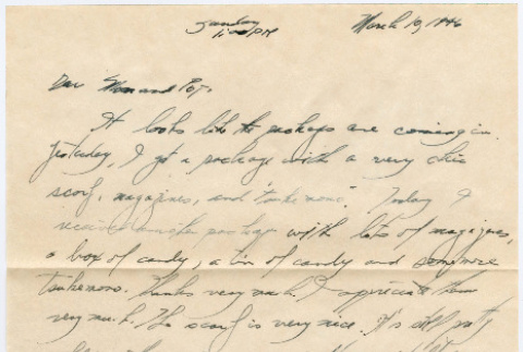 Letter from Tadashi Ishida to Mr. & Mrs. Y Ishida (ddr-densho-535-338)