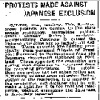 Protests Made Against Japanese Exclusion (February 8, 1909) (ddr-densho-56-144)