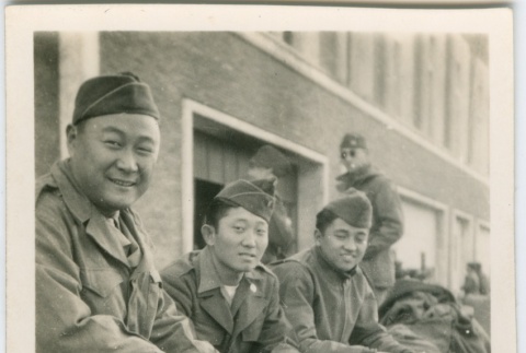 Men in military uniform (ddr-densho-201-31)