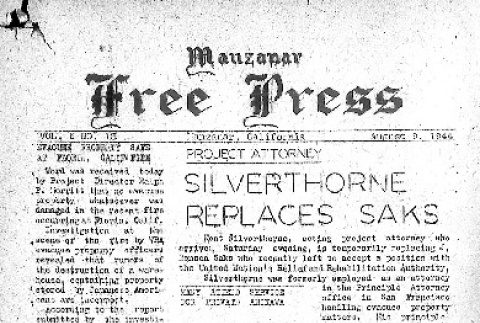 Manzanar Free Press Vol. 6 No. 13 (August 9, 1944) (ddr-densho-125-261)