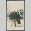 3 women in snow (ddr-densho-378-849)