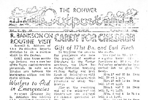 Rohwer Outpost Vol. V No. 49 (December 13, 1944) (ddr-densho-143-227)