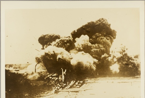 Photograph of an explosion (ddr-njpa-13-904)