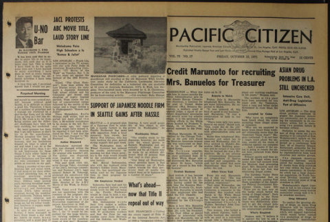 Pacific Citizen, Vol. 73, No. 17 (October 22, 1971) (ddr-pc-43-42)