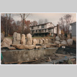 Pool with rock feature under construction (ddr-densho-377-2399)