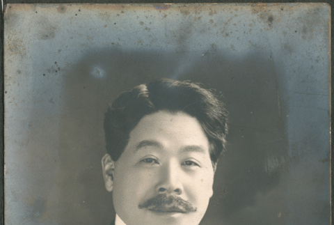 Portrait of man with mustache (ddr-densho-293-85)