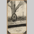 Girl on a tire swing (ddr-densho-542-169)