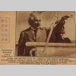 Newspaper clipping regarding Albert Einstein (ddr-njpa-1-287)