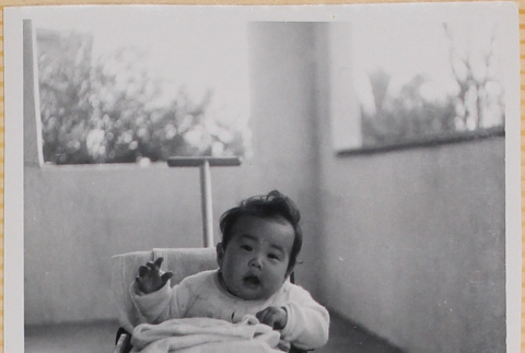 Susan Shiomi in stroller (ddr-densho-522-146)