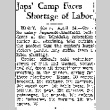 Japs' Camp Faces Shortage of Labor (April 24, 1943) (ddr-densho-56-905)