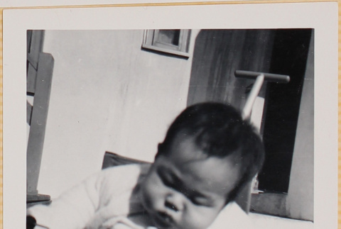 Susan Shiomi in stroller (ddr-densho-522-138)