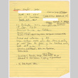 Eugene Wright notes (ddr-densho-1007-987)