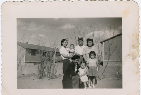Sally Domoto with three women and children (ddr-densho-329-1315)